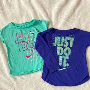 Nike 2/3T Girls Athletic Shirts